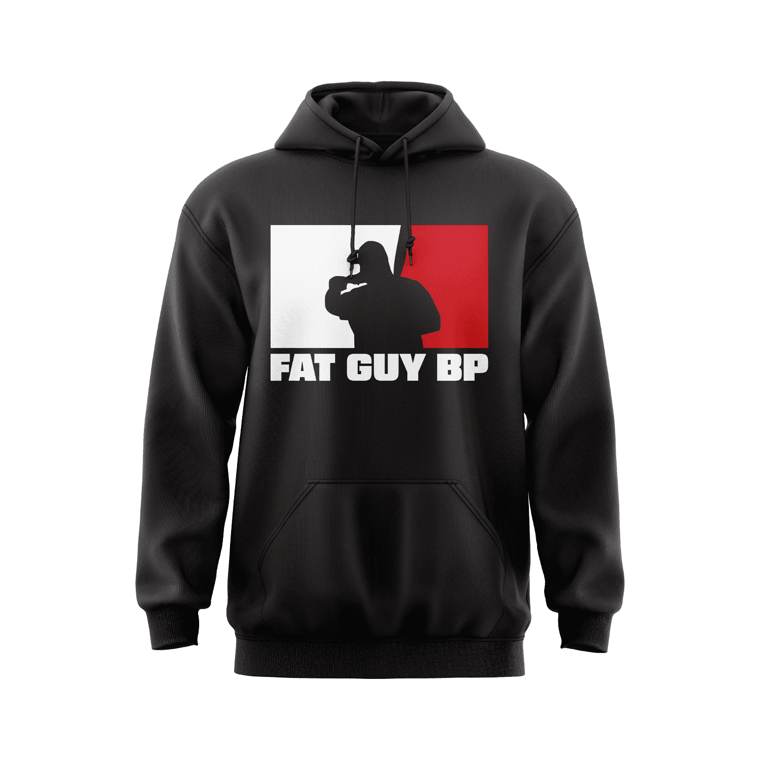 Fat Guy BP Hoodie - Black - Smash It Sports