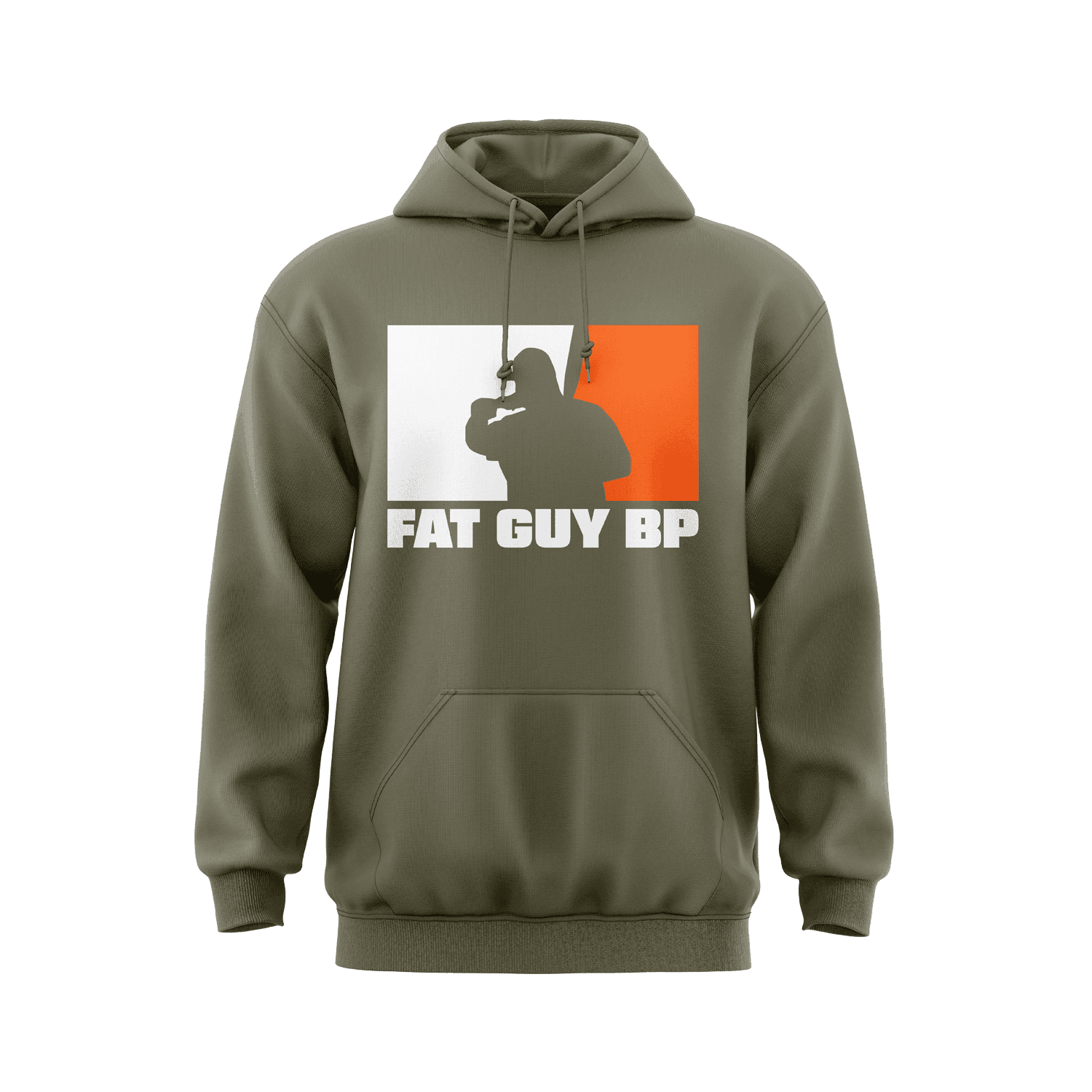 Fat Guy BP Hoodie - Olive Green - Smash It Sports