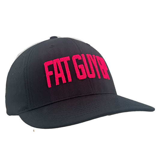 Fat Guy BP Fitted Hat - PTS30 (Black/Hot Pink)