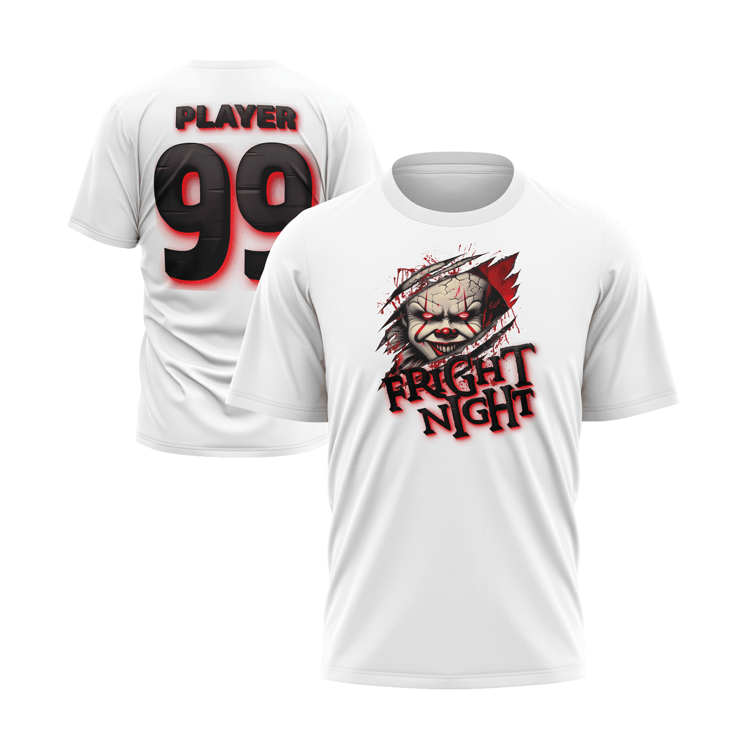 Fright Night Short Sleeve Shirt (Custom) - Smash It Sports