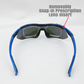 Gator Gear Multi-Lens Sunglasses Kit - Dark Blue (w/ Prescription Lens Insert) – Specs Overview | Smash It Sports