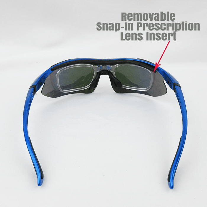 Gator Gear Multi-Lens Sunglasses Kit - Dark Blue (w/ Prescription Lens Insert) – Specs Overview | Smash It Sports