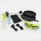 Gator Gear Multi-Lens Sunglasses Kit - Neon Yellow (w/ Prescription Lens Insert) – Specs Overview | Smash It Sports