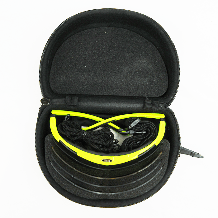 Gator Gear Multi-Lens Sunglasses Kit - Neon Yellow (w/ Prescription Lens Insert) – Specs Overview | Smash It Sports