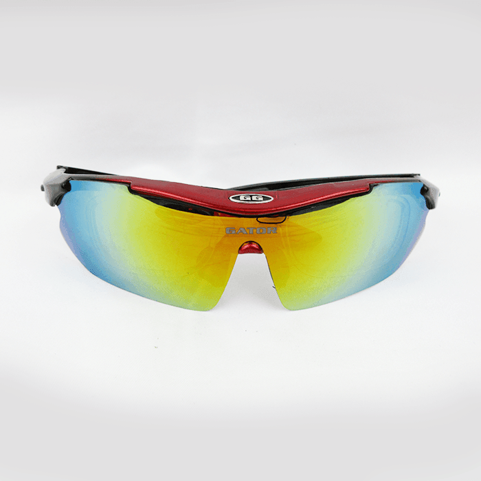 Gator Gear Multi-Lens Sunglasses Kit - Red (w/ Prescription Lens Insert) – Specs Overview | Smash It Sports