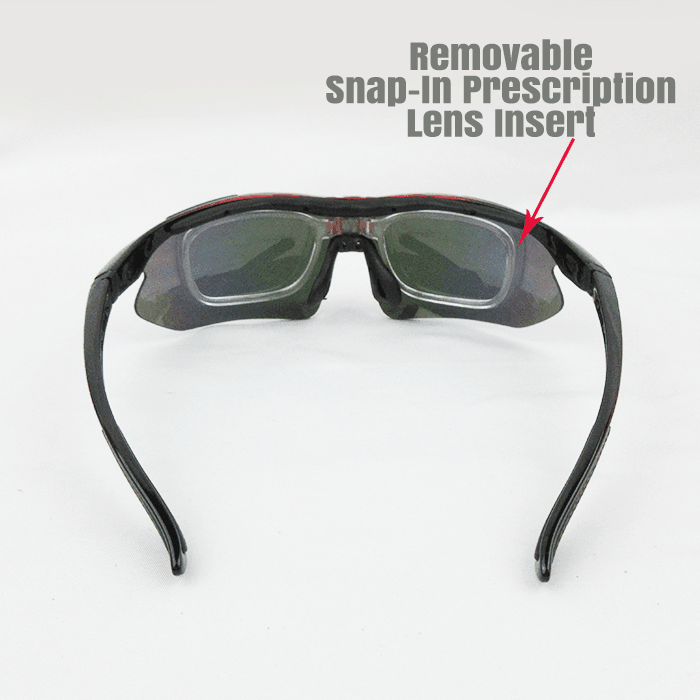 Gator Gear Multi-Lens Sunglasses Kit - Red (w/ Prescription Lens Insert) – Specs Overview | Smash It Sports
