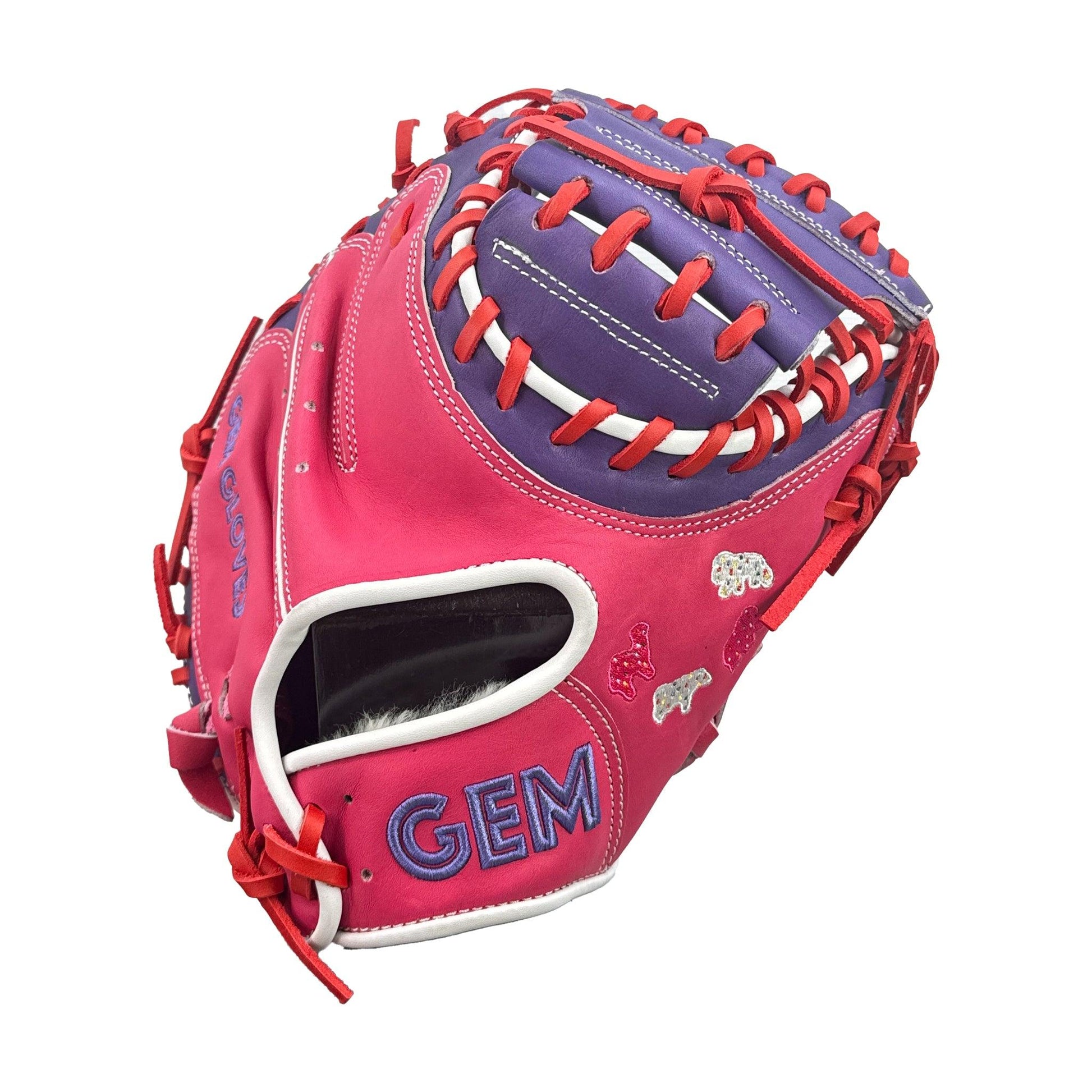 Gem Gloves 33" Baseball Catchers Mitt/Glove - GEM071 Frosted Animals - Smash It Sports