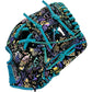 Gem Gloves Baseball Fielding Glove - GEM035 Holographic Aztec – Product View | Smash It Sports | leather, kip, pro