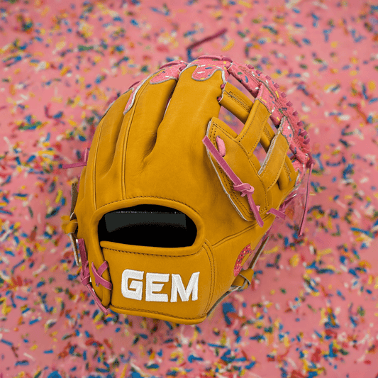 Gem Gloves Baseball Fielding Glove - GEM049 Donut Drip - Smash It Sports