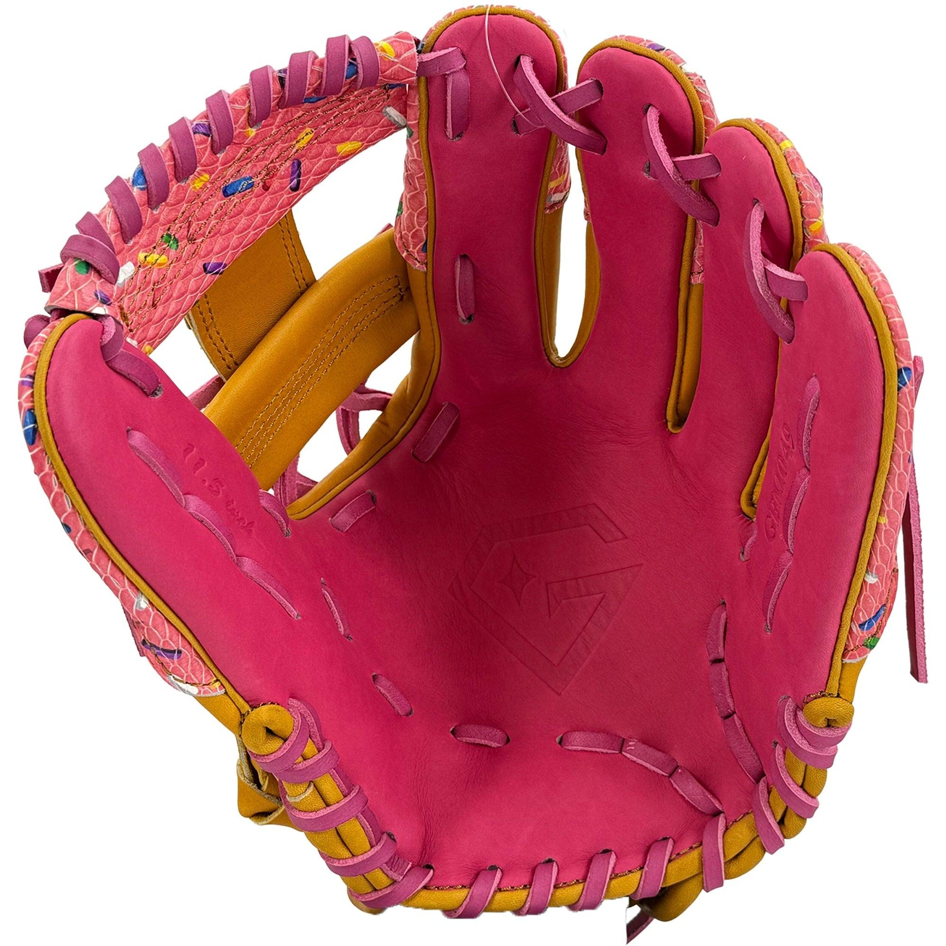 Gem Gloves Baseball Fielding Glove - GEM049 Donut Drip - Smash It Sports