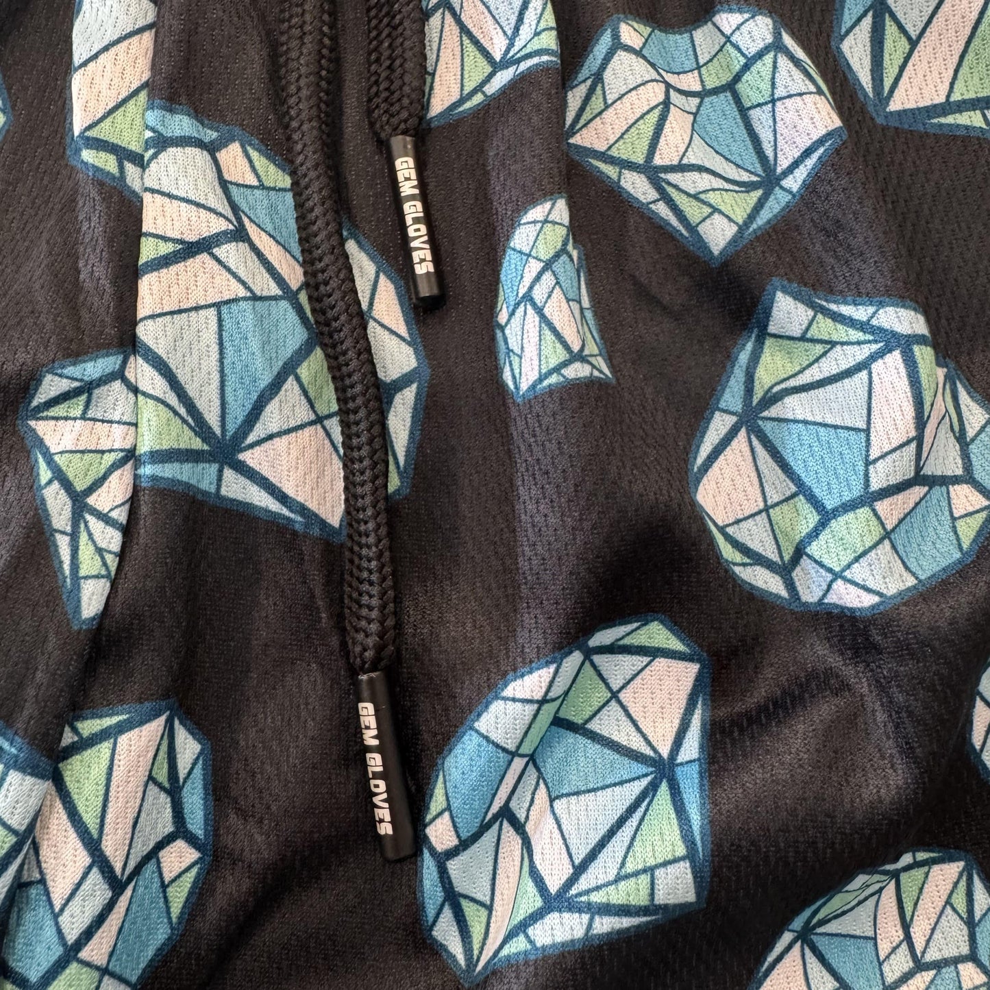Gem Gloves Mesh Shorts - Diamonds - Smash It Sports