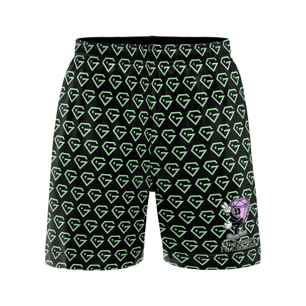 Gem Gloves Mesh Shorts - Diamond Drip - Black/Mint – Specs Overview | Smash It Sports | pro, pocket