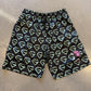Gem Gloves Mesh Shorts - No Pressure No Diamonds - Black/Mint - Smash It Sports