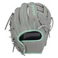 Gem Gloves Softball Fielding Glove - GEM001 (Grey/Mint) - Smash It Sports