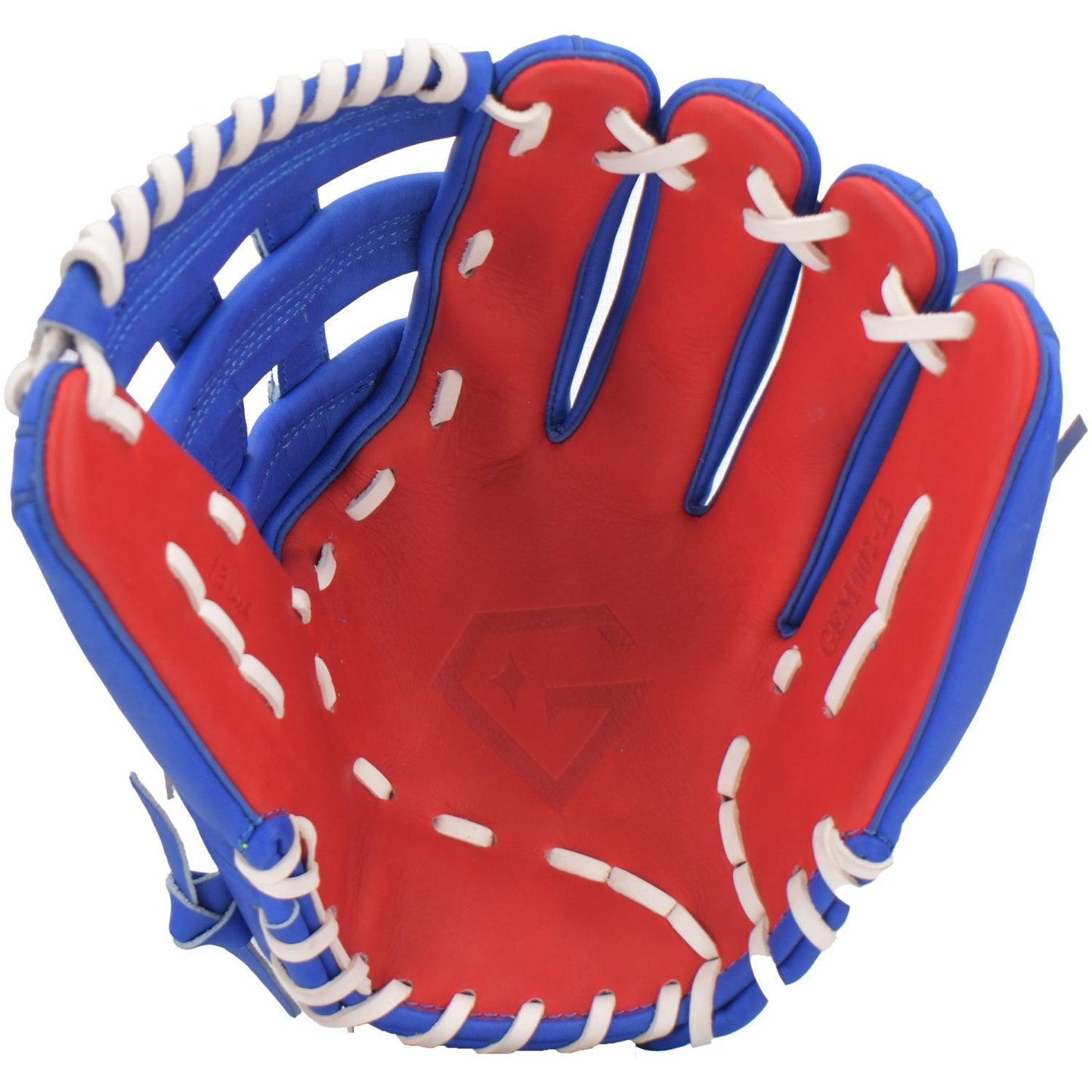 Gem Gloves Softball Fielding Glove - GEM002 (Royal/Red/White) - Smash It Sports