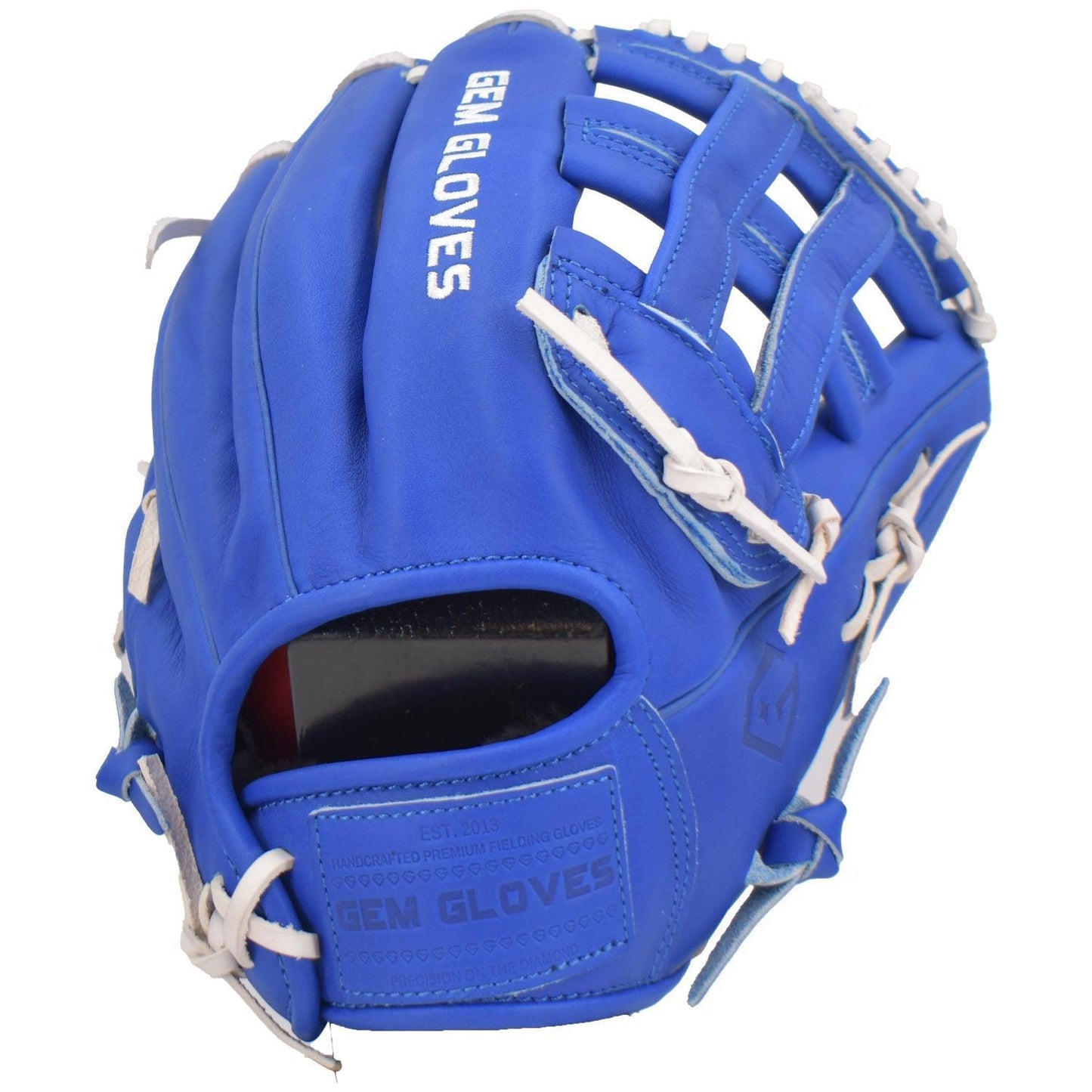 Gem Gloves Softball Fielding Glove - GEM002 (Royal/Red/White) - Smash It Sports