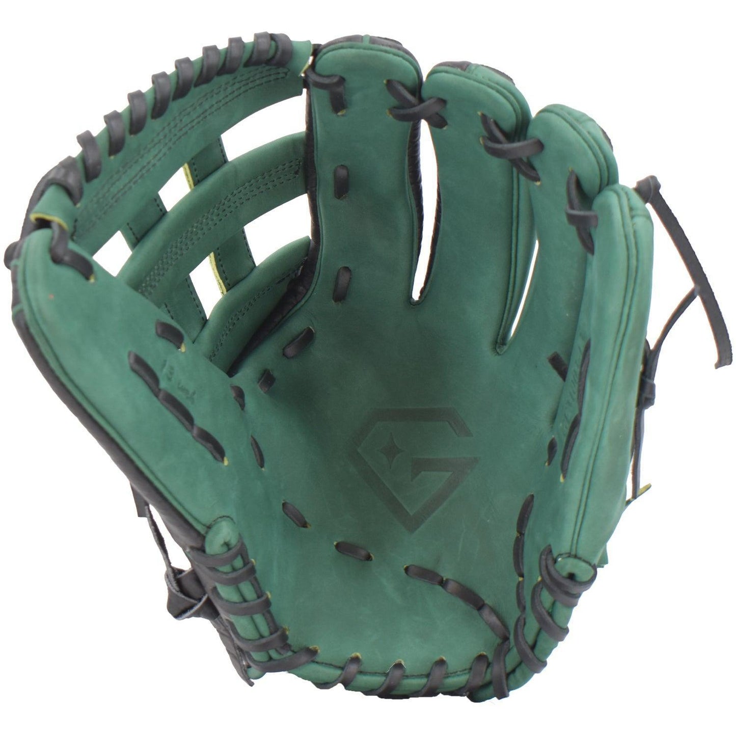 Gem Gloves Softball Fielding Glove - GEM003 (Black/Dark Green) - Smash It Sports