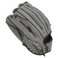 Gem Gloves Softball Fielding Glove - GEM009 Charcoal/Black/Red - Smash It Sports