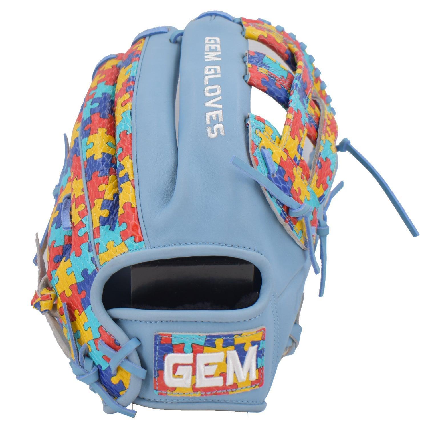 Gem Gloves Softball Fielding Glove - GEM012 (Autism) - Smash It Sports