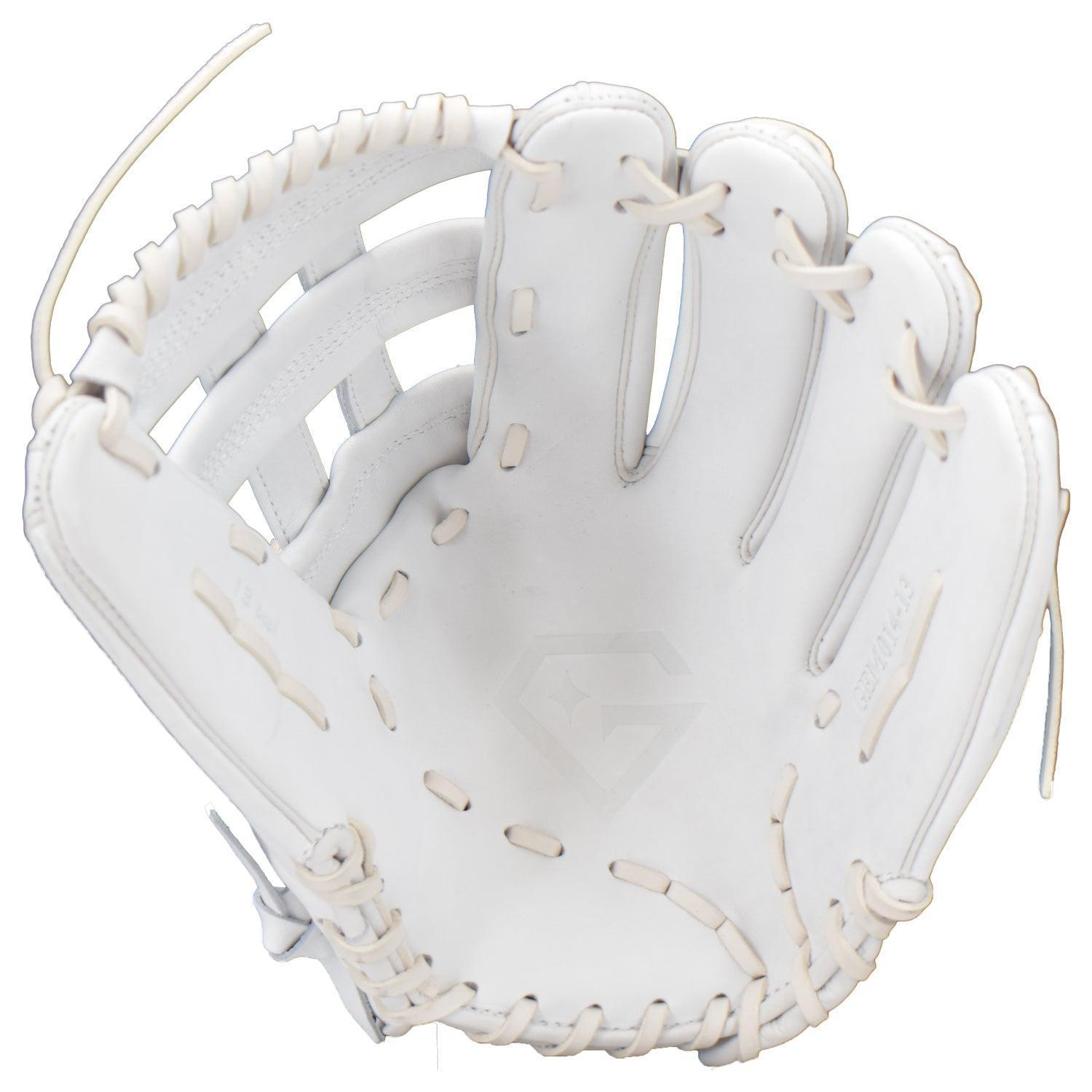 Gem Gloves Softball Fielding Glove - GEM014 (Whiteout) - Smash It Sports