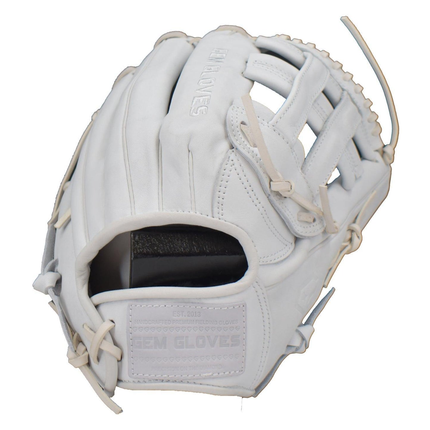 Gem Gloves Softball Fielding Glove - GEM014 (Whiteout) - Smash It Sports