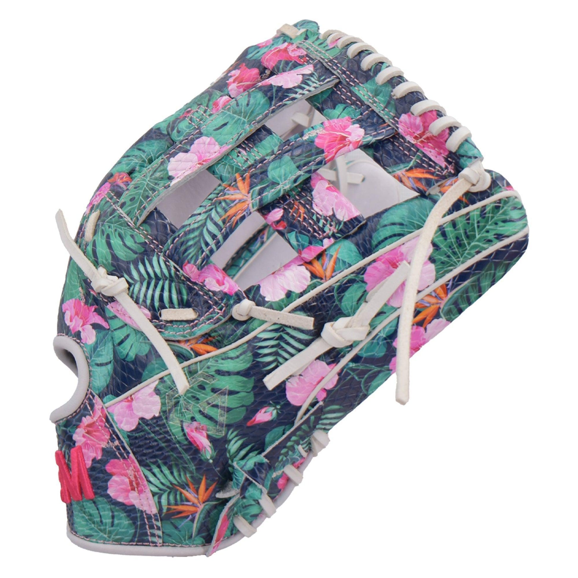 Gem Gloves Softball Fielding Glove - GEM036 Luau – Product View | Smash It Sports | leather, kip, pro