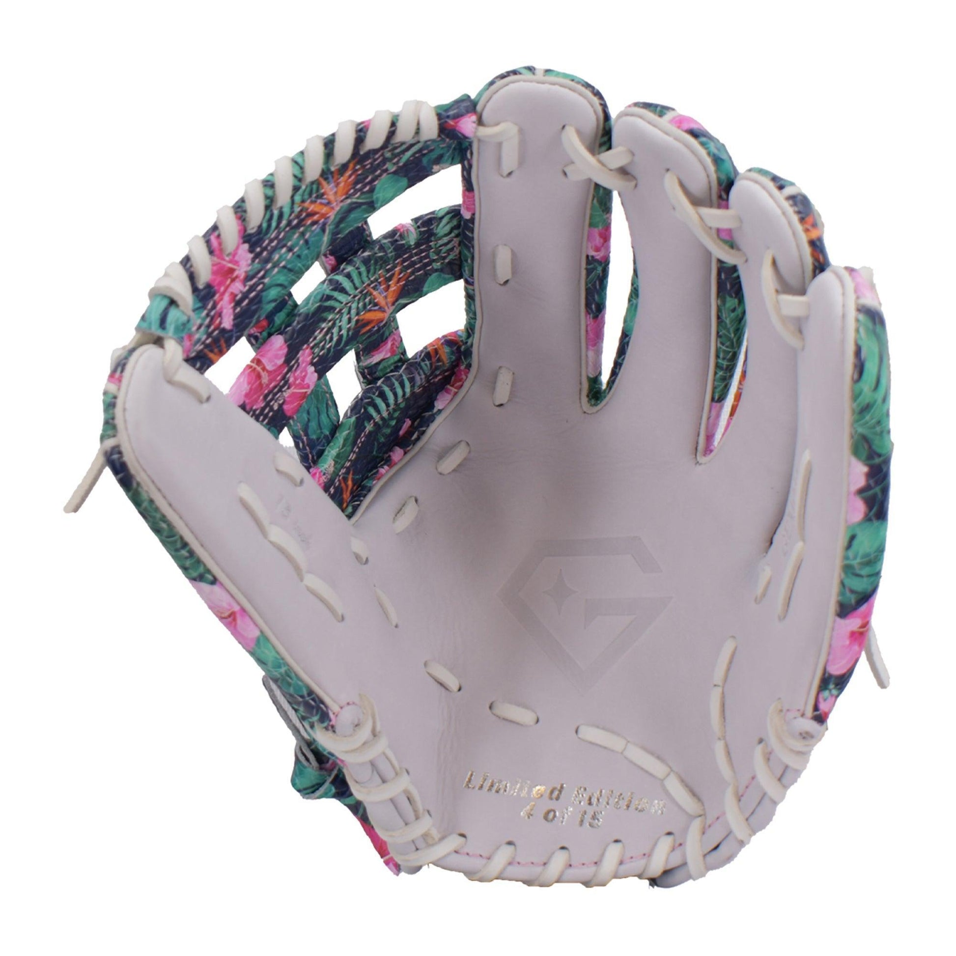 Gem Gloves Softball Fielding Glove - GEM036 Luau – Product View | Smash It Sports | leather, kip, pro