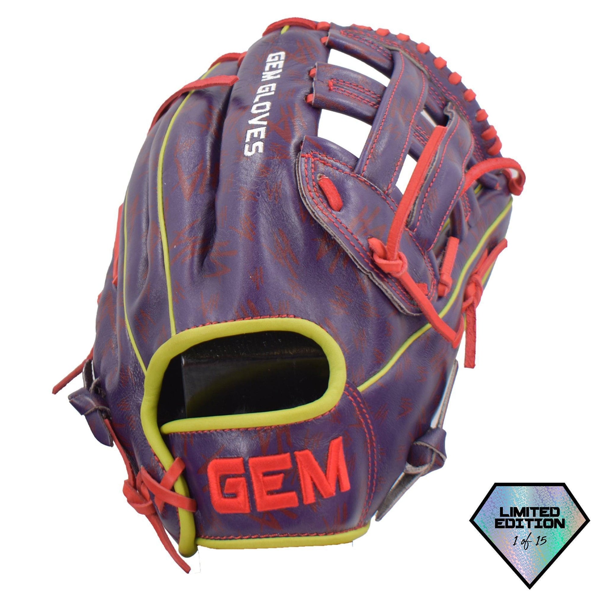 Gem Gloves Softball Fielding Glove - GEM037 The Joker – Product View | Smash It Sports | leather, kip, pro