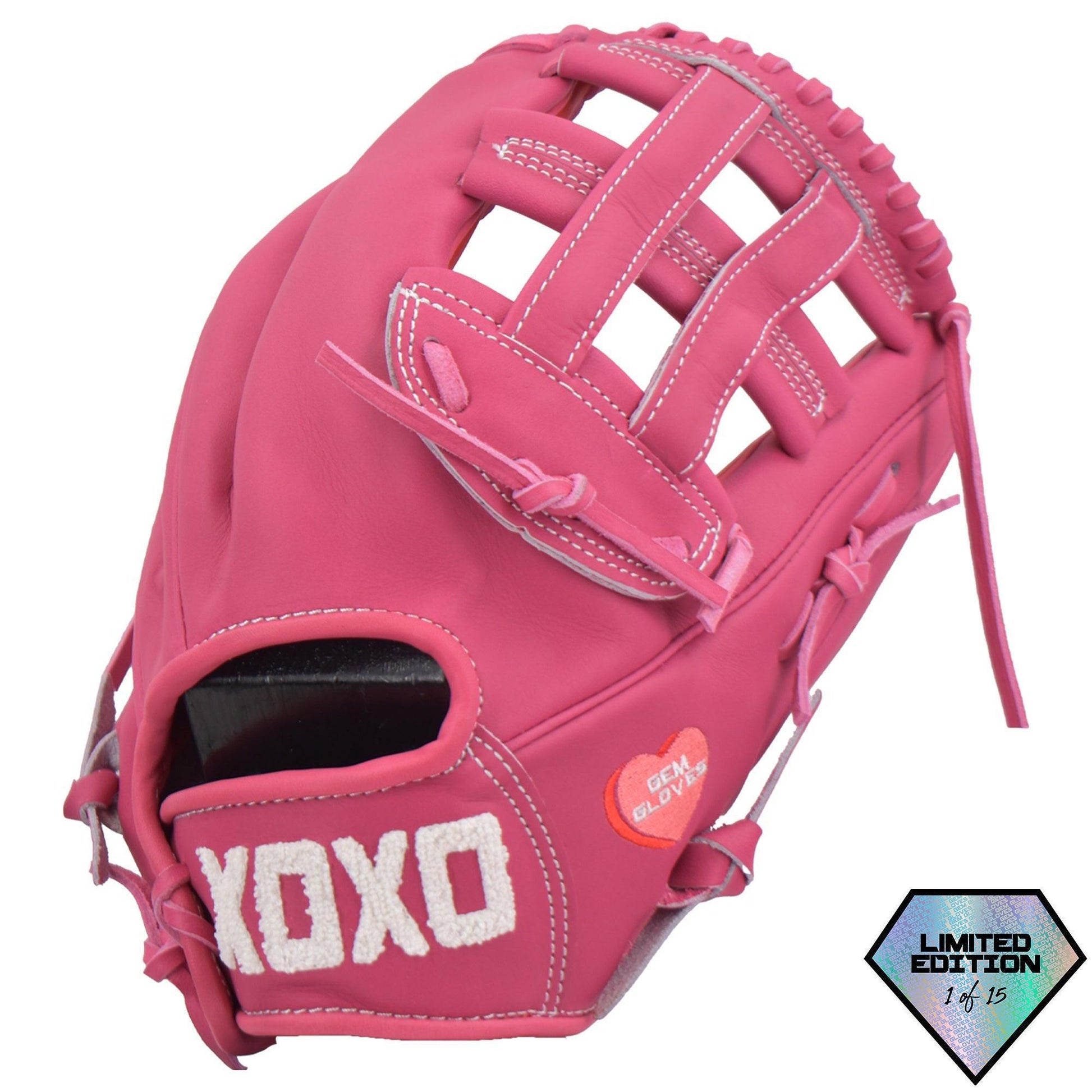 Gem Gloves Softball Fielding Glove - GEM040 XOXO – Product View | Smash It Sports | leather, kip, pro
