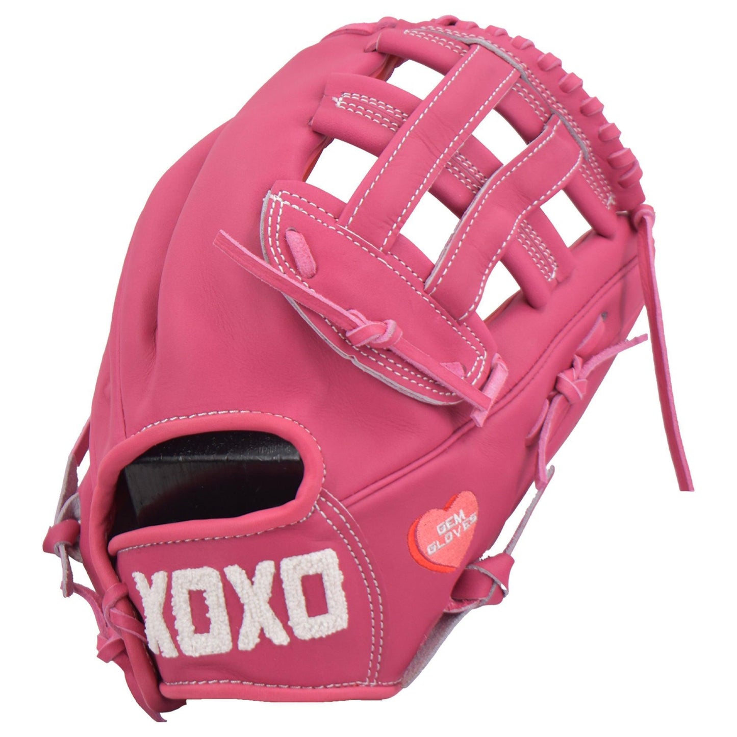 Gem Gloves Softball Fielding Glove - GEM040 XOXO – Product View | Smash It Sports | leather, kip, pro