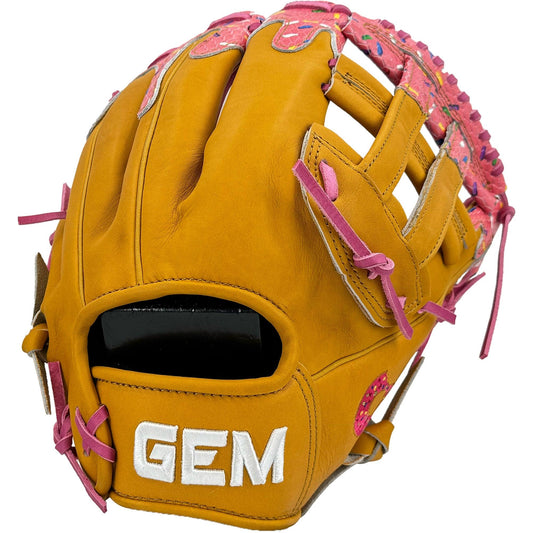Gem Gloves Softball Fielding Glove - GEM049 Donut Drip - Smash It Sports