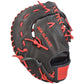 Gem Gloves Softball First Base Mitt/Glove - GEM018 (Black/Red) - Smash It Sports