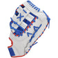 Gem Gloves Softball First Base Mitt/Glove - GEM019 (White/Royal/Red) - Smash It Sports
