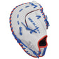 Gem Gloves Softball First Base Mitt/Glove - GEM019 (White/Royal/Red) - Smash It Sports