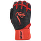 Grindstone Long Cuff Batting Glove - Black/Red - Smash It Sports