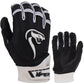 Grindstone Short Cuff Batting Glove - Black/White - Smash It Sports
