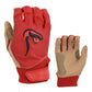 Grindstone Short Cuff Batting Glove - Red/Tan - Smash It Sports