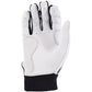 Grindstone Short Cuff Batting Glove - White/Black - Smash It Sports