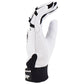 Grindstone Short Cuff Batting Glove - White/Black - Smash It Sports