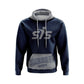 Smash It Sports Fleece Hoodie - Navy/Grey