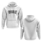 Smash It Sports Fleece Hoodie - Shadow White/Grey