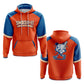 Smash It Sports Fleece Hoodie - Smashie Orange/Royal