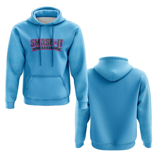 Smash It Sports Fleece Hoodie - Shadow Carolina Blue