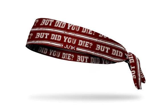 Junk Headband But Did You Die? - Flex Tie – Primary View | Smash It Sports | JUNK, Pro Sport Jersey, Ties