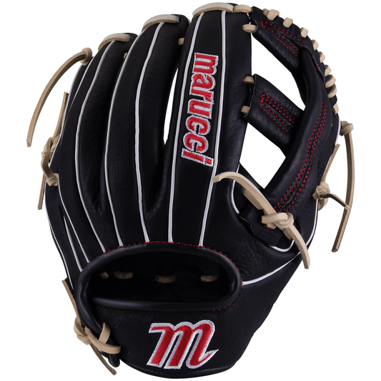 Marucci Acadia Series 11.50" Glove - MFGACM43A4-BK/CM – Specs Overview | Smash It Sports | Type, Shape, Tapered  
 Depth