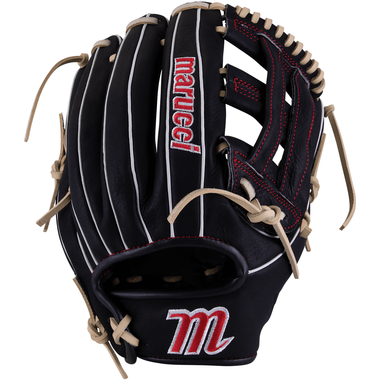 Marucci Acadia Series 12" Glove - MFGACM45A3-BK/CM – Specs Overview | Smash It Sports | Type, Shape, Tapered  
 Depth