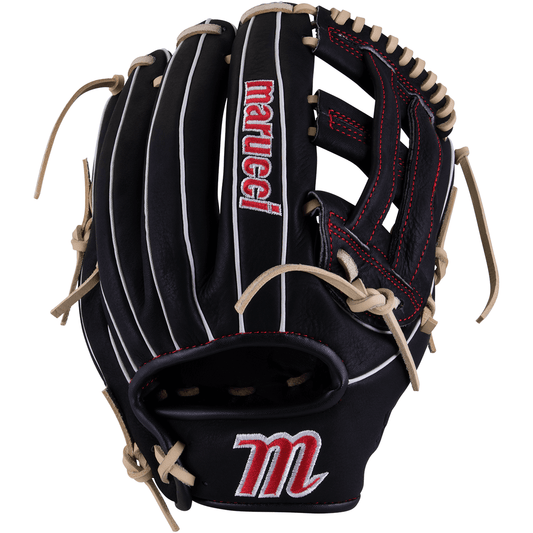 Marucci Acadia Series 12" Glove - MFGACM45A3-BK/CM – Specs Overview | Smash It Sports | Type, Shape, Tapered  
 Depth