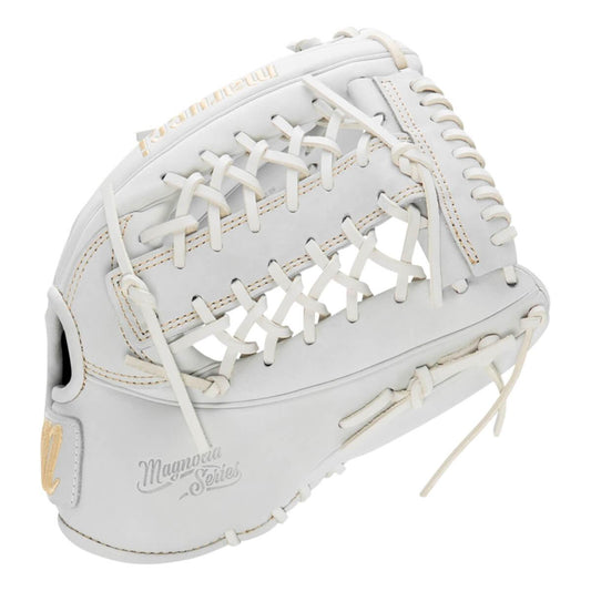 Marucci Magnolia 12.5" Fastpitch Softball Glove - MFGMGM97A6FP-W – Product View | Smash It Sports | leather, steerhide, pro