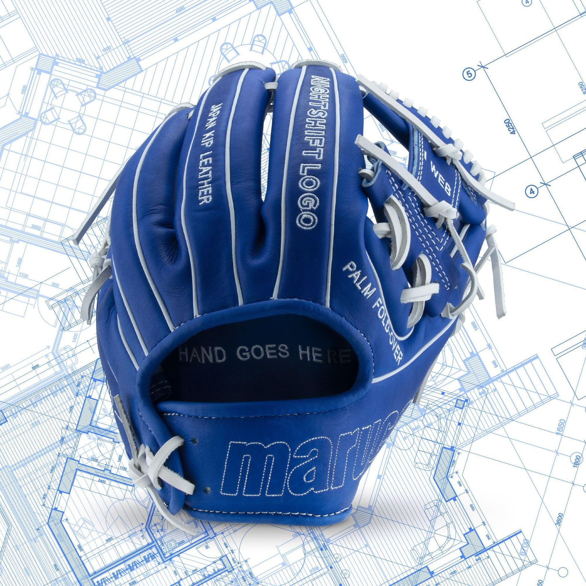 Marucci Nightshift Series Blueprint 11.75" Fielding Glove - MFGNTSHFT-0102 – Primary View | Smash It Sports