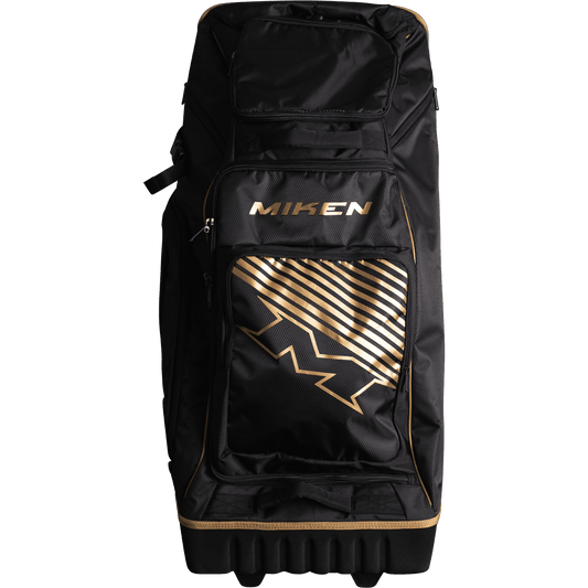Miken Gold Edition Deluxe Slowpitch Wheeled Roller Bag - M-DLUXWB-BKGO – Specs Overview | Smash It Sports